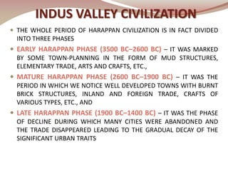 Architecture of Indus Valley Civilisation & Vedic Era | PDF