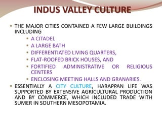 Architecture of Indus Valley Civilisation & Vedic Era | PDF
