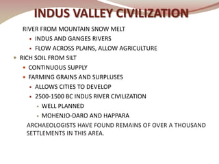 Architecture of Indus Valley Civilisation & Vedic Era | PDF