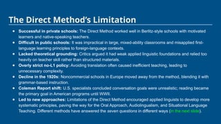 Impractical Approach Chapter 1 A Brief History of Early Developments in Language Teaching.pptx