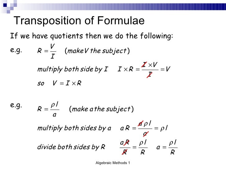 Chapter 2 Algebraic Methods 2