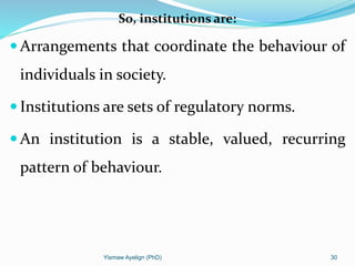 Institution Rule Chapter 1 and 2 Institution and Development.pptx