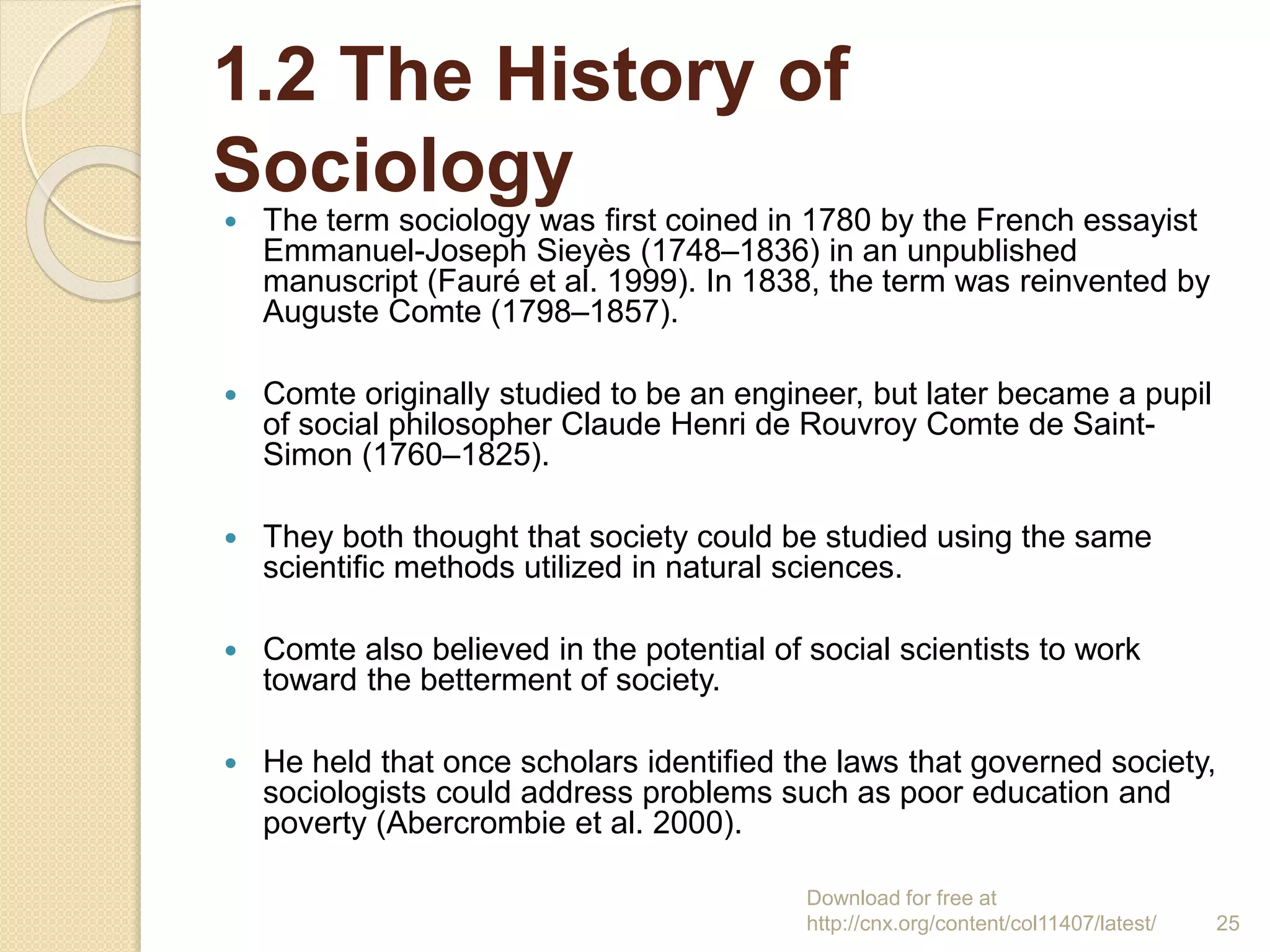 Chapter 1 an introduction to sociology | PPTX
