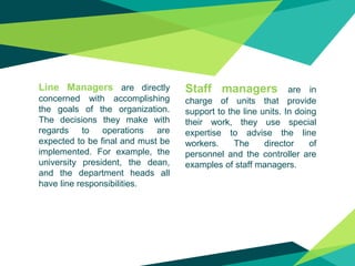 An overview of Management and Organization | PPTX