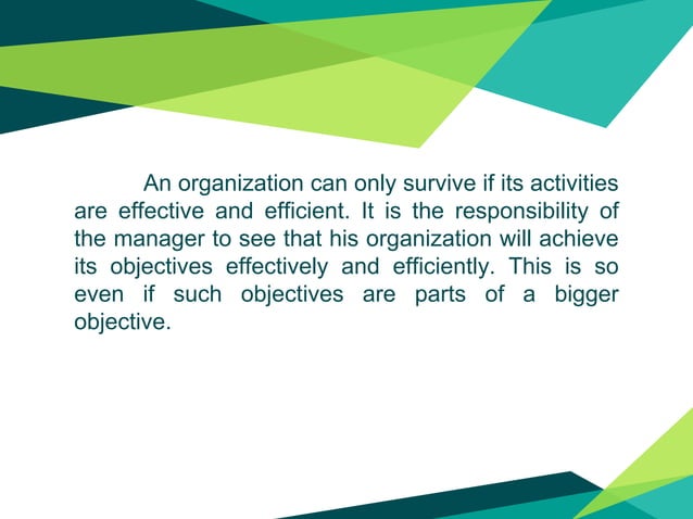 An overview of Management and Organization