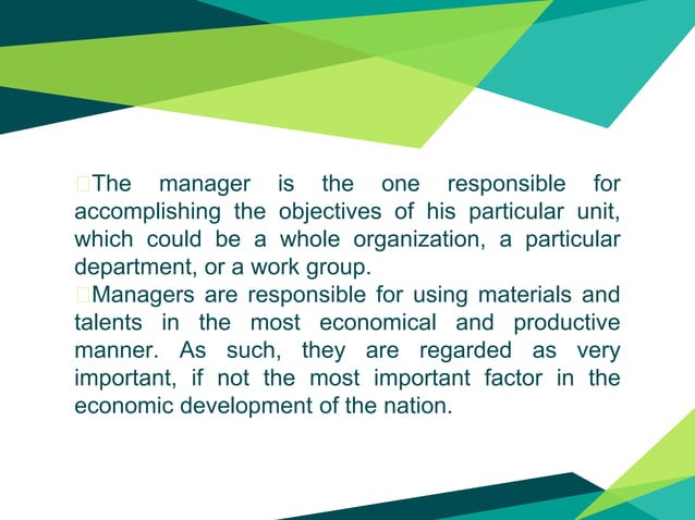 An overview of Management and Organization