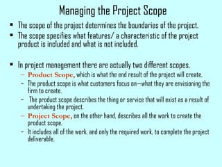 Chapter 1 An Overview Of Project Management | PPT
