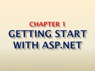 6/17/2013 1
SETEC Institute [Web Development
with ASP.NET , prepare by ASP.NET
Lecturer Team.]
 