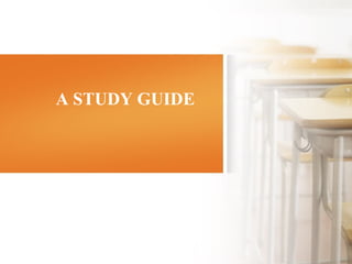 A STUDY GUIDE 由 NordriDesign 提供 www.nordridesign.com 
