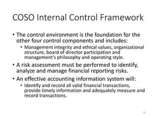 Chapter 1 auditing and internal control | PPTX