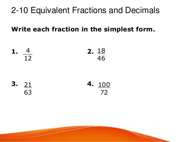 chapter 1 2 warm ups what is 4 10 in simplest form