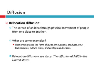Relocation Diffusion Contagious Example Chapter 1 basic concepts | PPT
