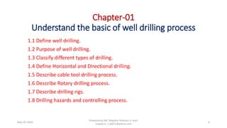 Drilling Process Examples Basic of well drilling process | PPTX
