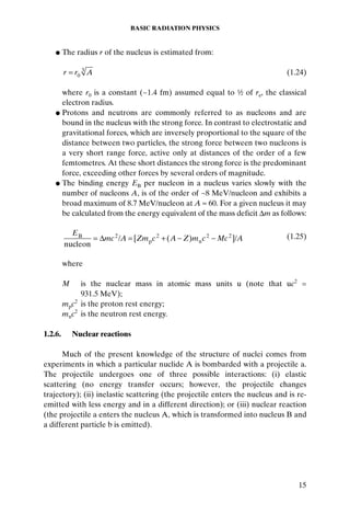 Radiation Math Chapter1 basic radiation physics | PDF