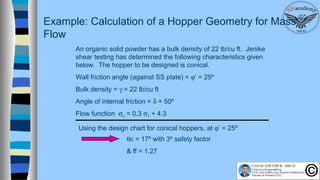 Jenike Chart Episode 38 : Bin and Hopper Design | PPT