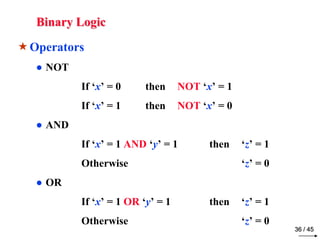 Digital and Logic Design Chapter 1 binary_systems | PDF