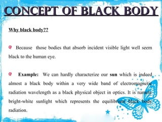 Chapter 1 blackbody radiation | PPT