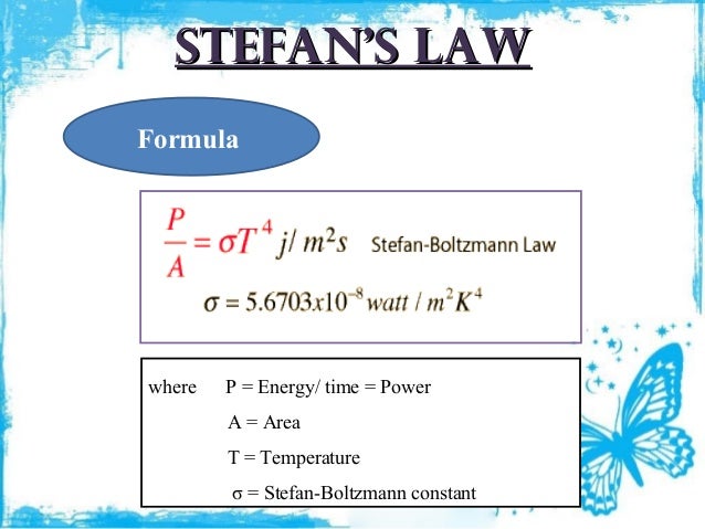 The Power Radiated By A Black Body Is P Chapter 1 blackbody radiation