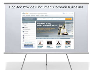 DocStoc Provides Documents for Small Businesses
 