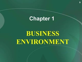 Chapter 1 business environment | PPSX