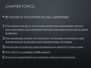 Chapter 1 (business marketing) | PPT