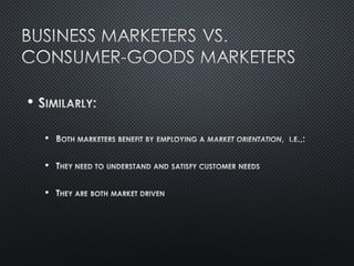 Chapter 1 (business marketing) | PPT