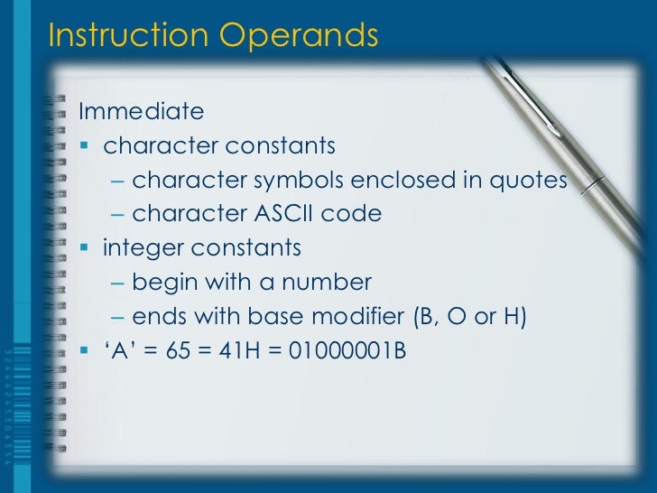 directives assembler c Chapter1c
