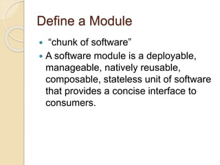 What is a Software Module? | PPT