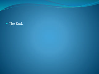  The End.
 