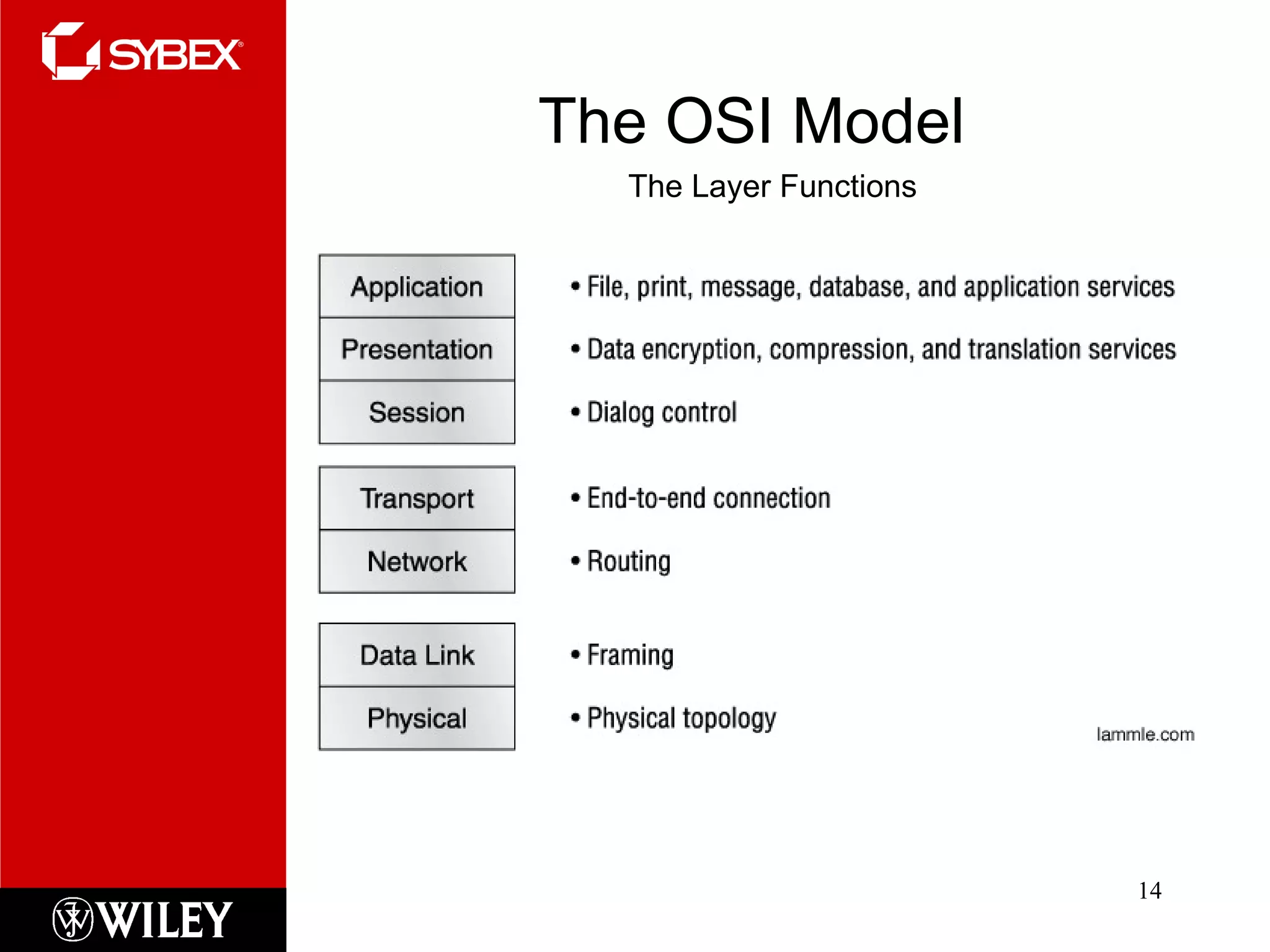 The OSI Model The Layer Functions 