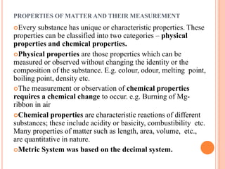 CHEMISTRY  basic concepts of chemistry