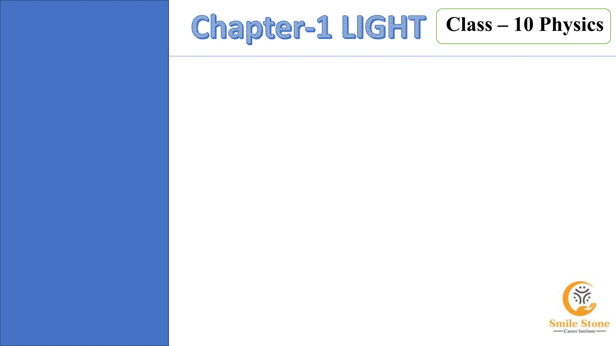 Chapter 1 Light Reflection And Refraction Class 10 Physics Pptx