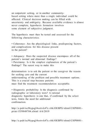 C H A P T E R 1 Clinical rea | DOCX
