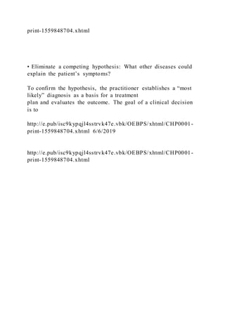 C H A P T E R 1 Clinical rea | DOCX