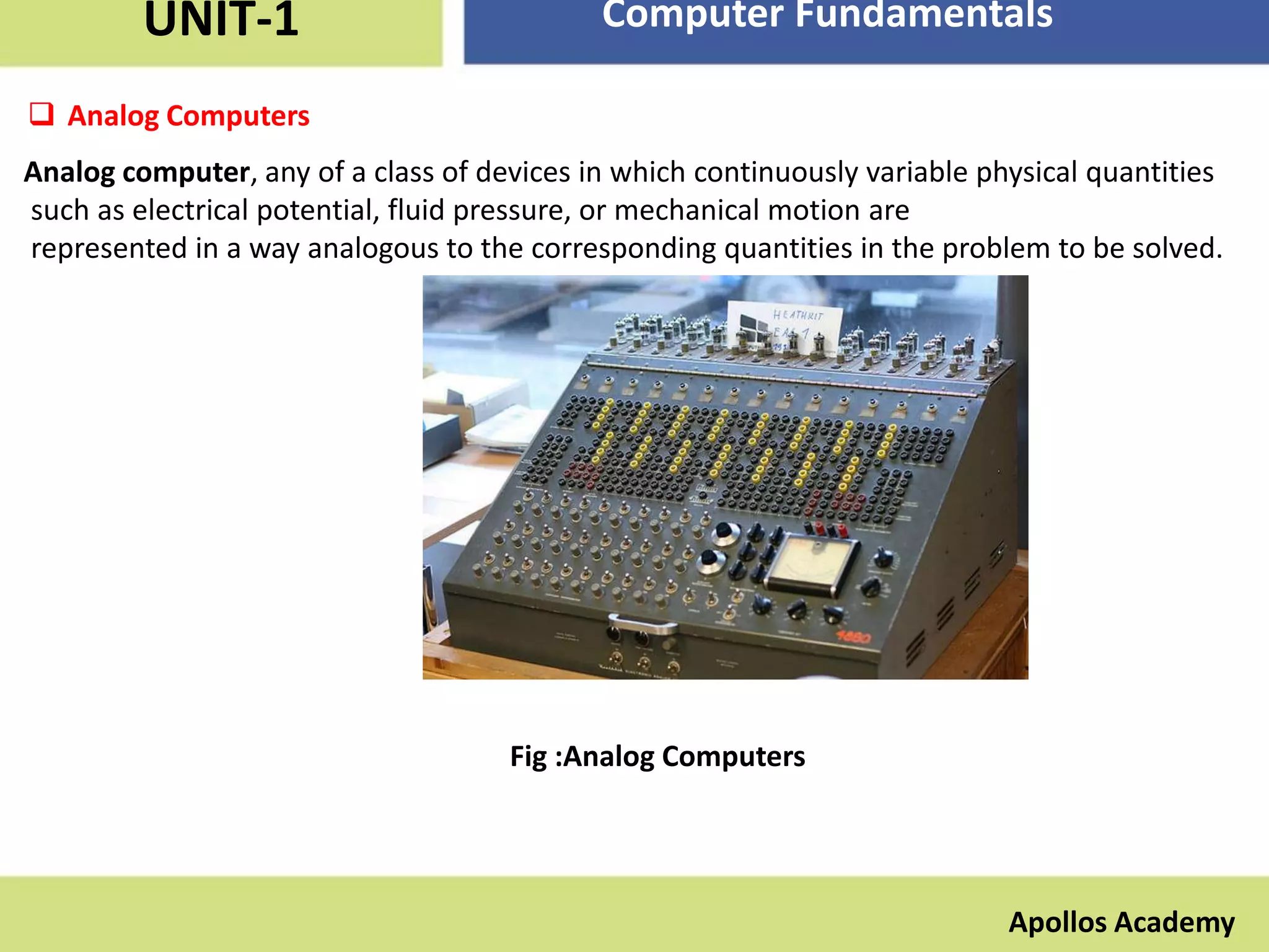 Chapter 1 computer fundamentals | PPTX | Operating Systems | Computer ...