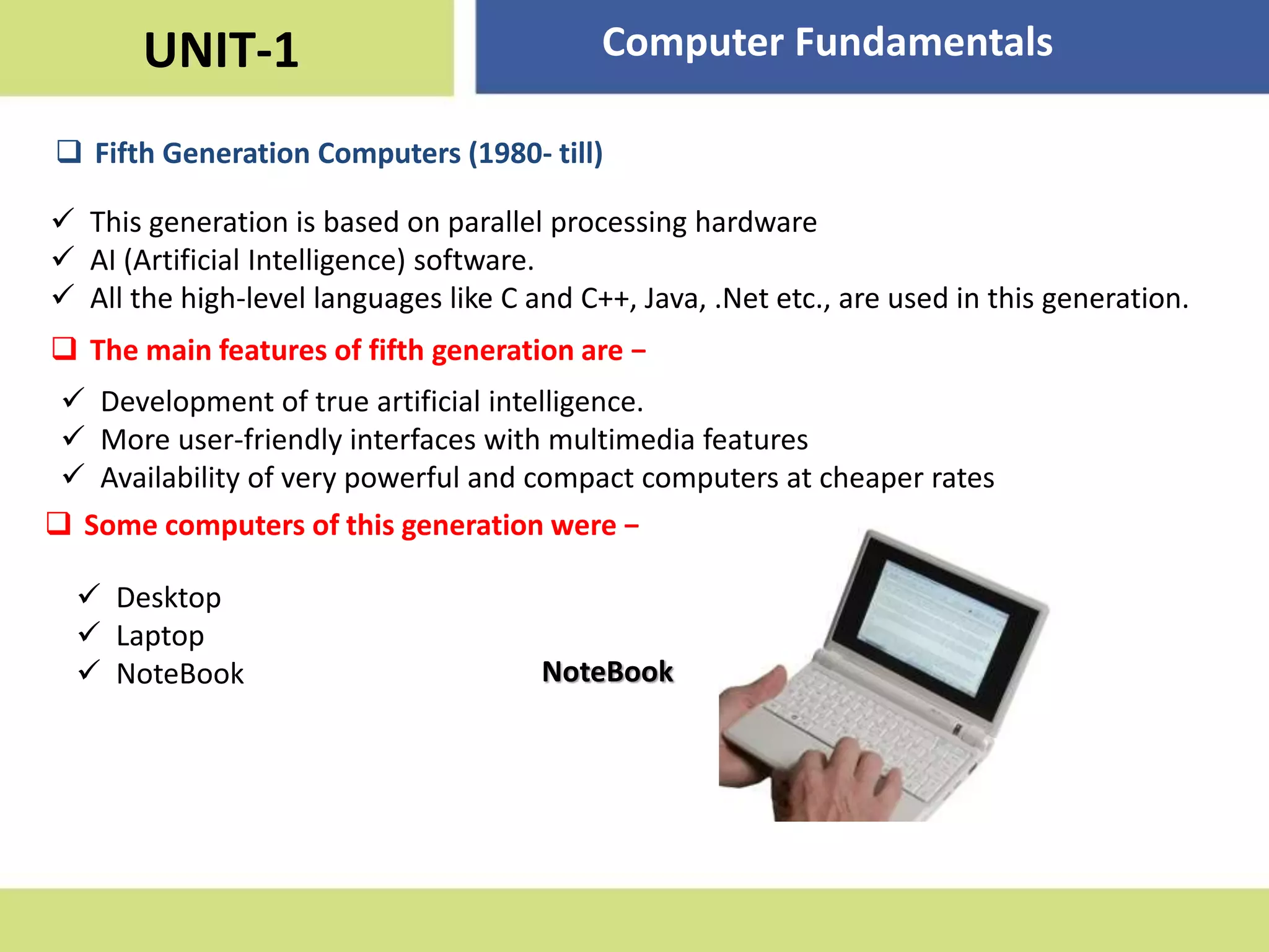 Chapter 1 computer fundamentals | PPTX | Operating Systems | Computer ...