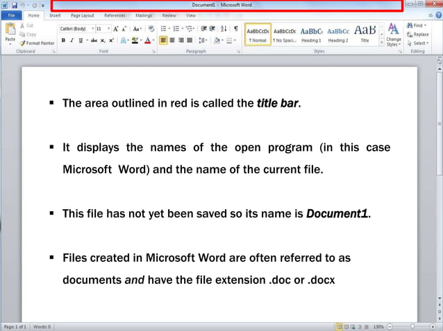 Microsoft Word 2010 | PPTX
