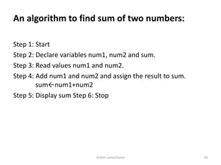 Unit 1. Problem Solving with Computer | PPT