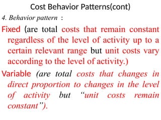 Chapter 1 Cost Behavior and Estimation.pptx