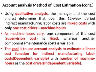 Chapter 1 Cost Behavior and Estimation.pptx