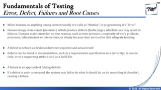 Chapter 1 - Fundamentals of Testing V4.0 | PDF