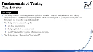 Testware Definition Chapter 1 - Fundamentals of Testing V4.0 | PDF