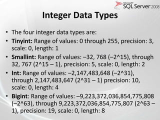 SQL Server Developer 70-433 | PPTX
