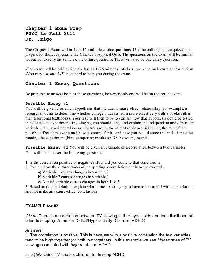 How to write an essay with multiple questions