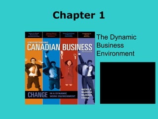 Chapter 1 The Dynamic Business Environment 