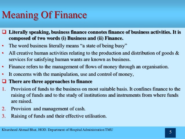 Chapter 1 - financial management