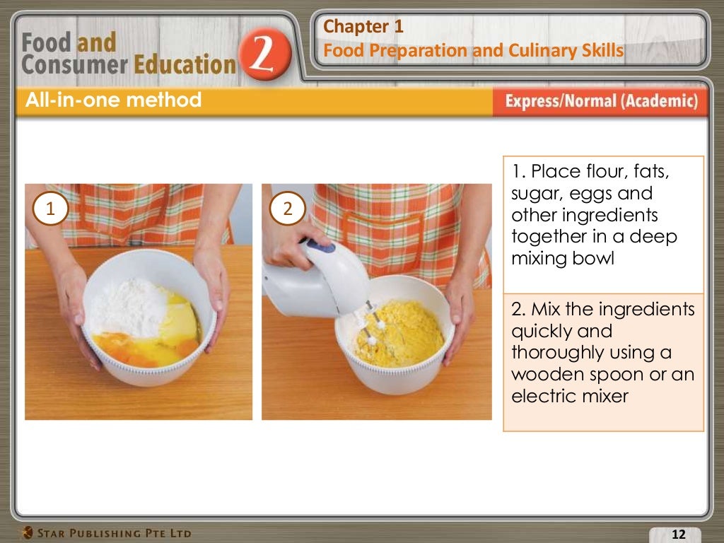 Chapter 1 Food Preparation and Culinary Skills