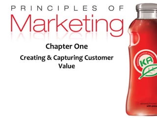 Chapter 1- slide 1
Copyright © 2009 Pearson Education, Inc.
Publishing as Prentice Hall
Chapter One
Creating & Capturing Customer
Value
 