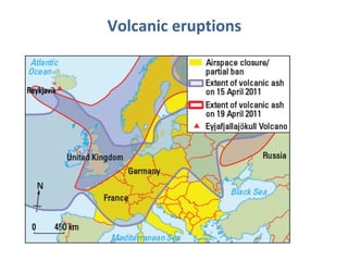 Volcanic eruptions 
 