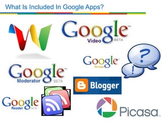 What Is Included In Google Apps?
 
